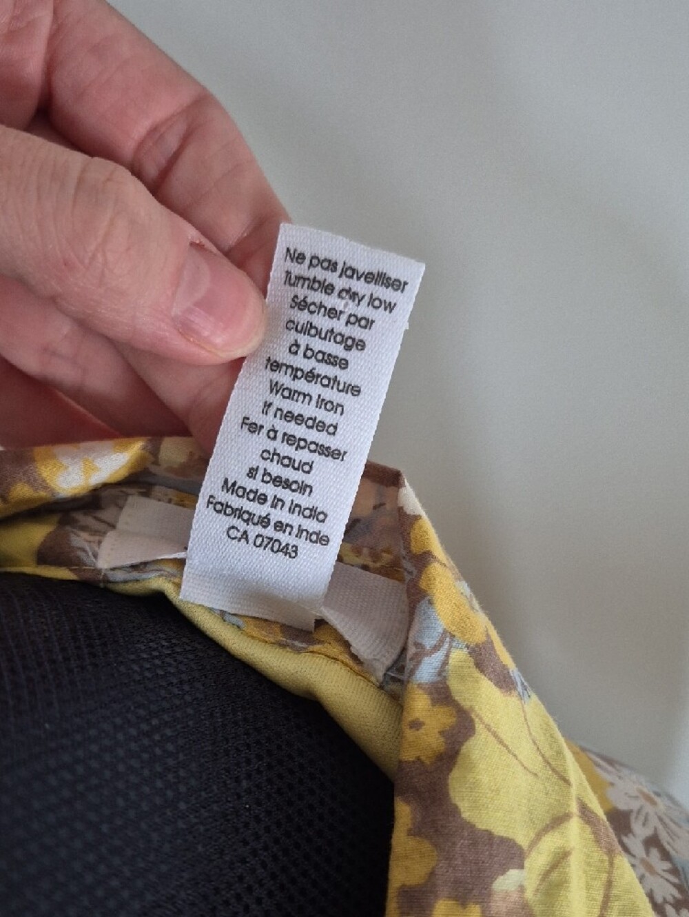 Yellow Floral Tie-Waist Shirt Dress - Picture 3 of 7